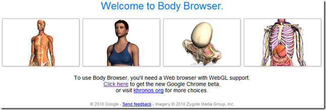 Esploriamo il corpo umano con Google Body Browser