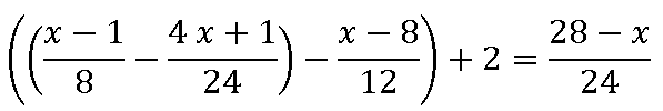 Risolvere un'equazione con i denominatori