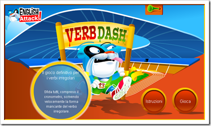 Verb Dash! Gioco per migliorare il tuo inglese