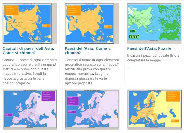 Mappe interattive, un modo divertente per imparare la geografia